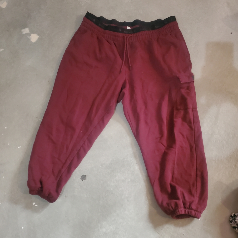 Reebok Burgundy Joggers